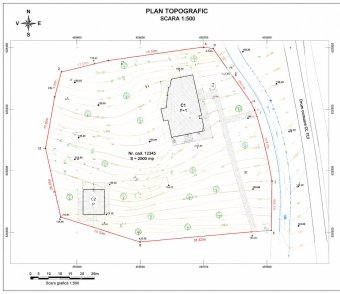 Documentatie intocmire planuri topografice Tip.3